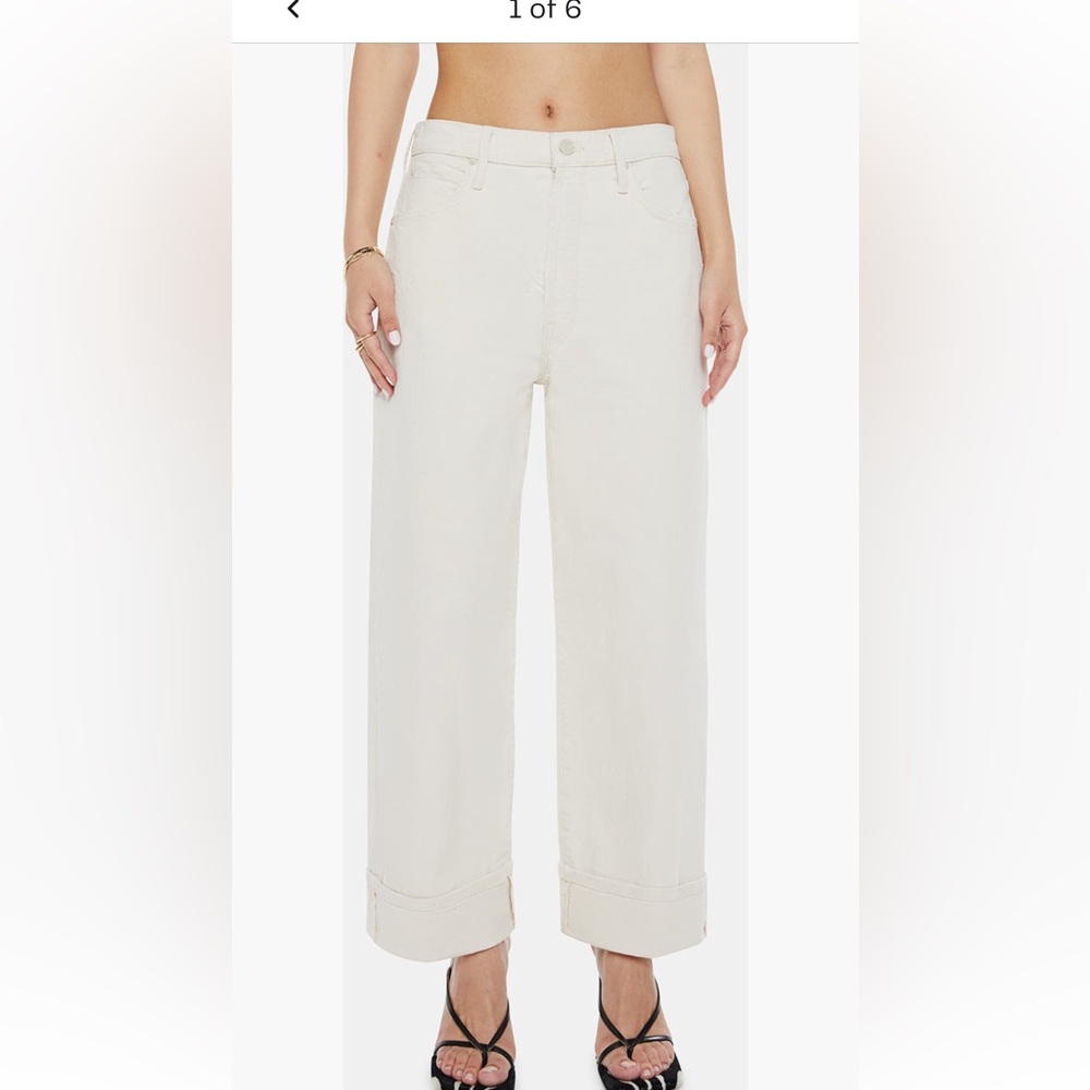 MOTHER denim spitfire ankle cuff NWT